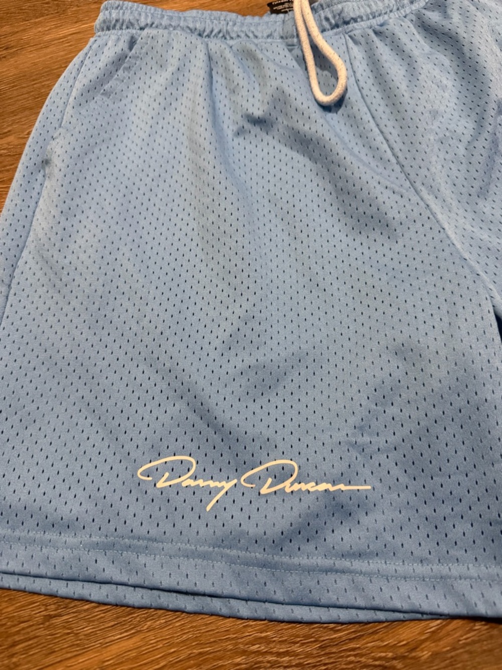 Danny Duncan 69 Mesh Light Blue Shorts - Picture 4 of 8